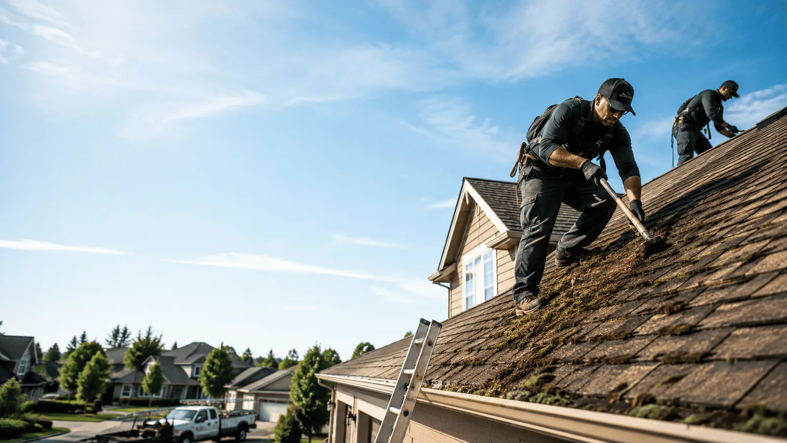 Roof Moss Removal in Sweet Briar, VA near me